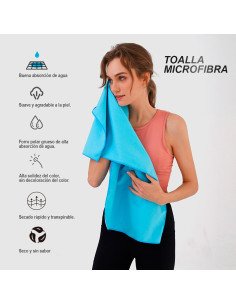 Toallas de microfibra de secado rápido, colores vibrantes ofrece LHESH al mayoreo - ID 39759 2