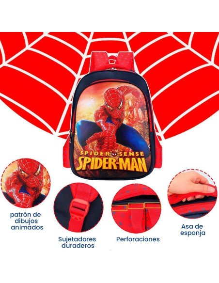 MOCHILA SPIDERMAN ESCOLAR SHIRLEY