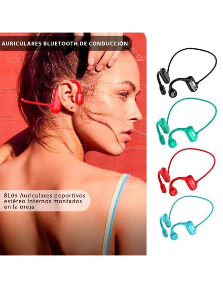 ¡Oferta Imperdible! Audífonos bluetooth conduccion SHIRLEY en LHESH.mx