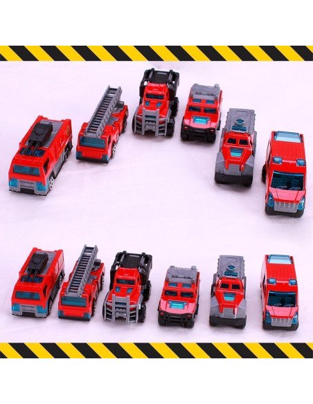 Set de 6 carritos de juguete importado al mayoreo en LHESH