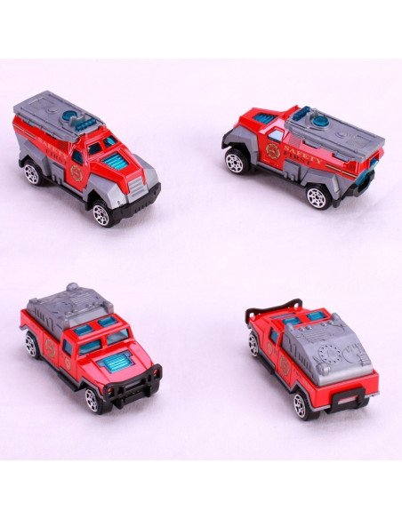 Set de 6 carritos de juguete importado al mayoreo en LHESH