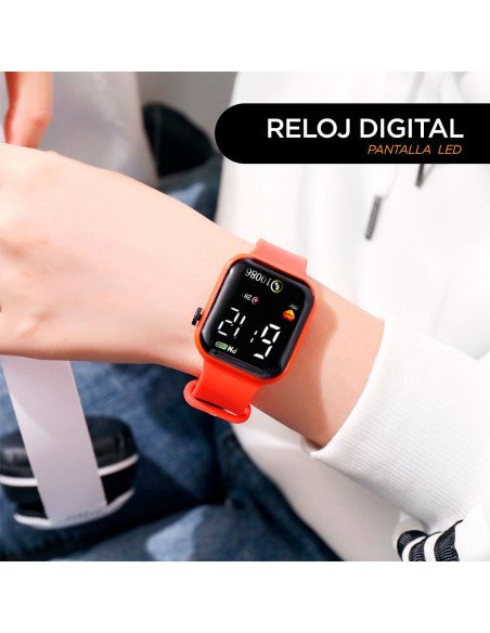 Reloj digital al mayoreo ofrece LHESH – ID 41706-39161 naranja