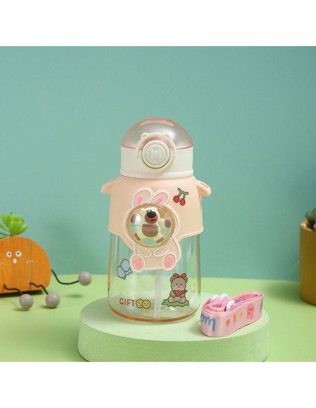 Botella de agua osito kawaii 600 ml ofrece LHESH al mayoreo - ID 41981-39857 beige