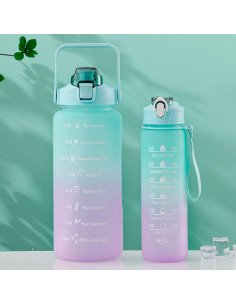 ¡Oferta Imperdible! Set de botellas motivacionales 2L Y 800 ml. en LHESH.mx - Mayoreo de Calzado y Ropa Infantil. 2