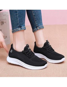 Tenis de inyección dama al mayoreo ofrece LHESH - ID 41069 negro
