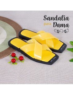 Sandalias al Mayoreo para Dama en LHESH - ID 42743 amarillo 2