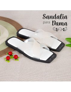 Sandalias al Mayoreo para Dama en LHESH - ID 42744 blanco 2