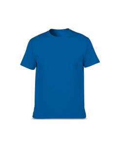 Camiseta de algodón azul rey al mayoreo