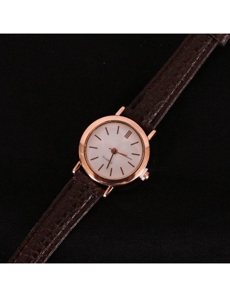 Reloj de pulsera al mayoreo ofrece LHESH – ID 42946-39134 café/blanco