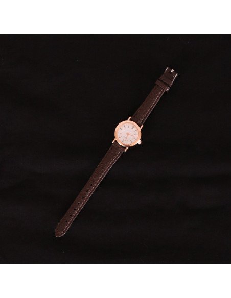 Reloj de pulsera al mayoreo ofrece LHESH – ID 42946-39134 café/blanco