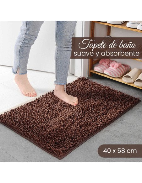 Tapete de baño suave y absorbente importado al mayoreo en LHESH
