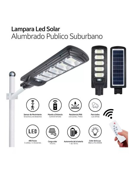 Lampara solar de Luz LED importada al mayoreo en LHESH