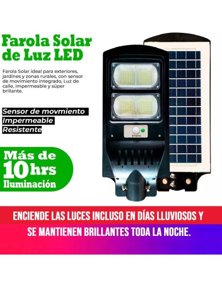 Lampara solar de luz LED importada al mayoreo en LHESH