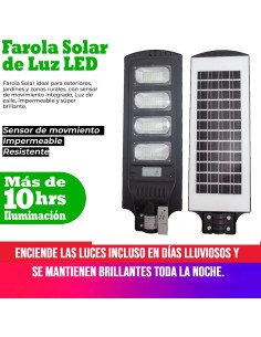 Lampara solar de Luz LED importada al mayoreo en LHESH 2