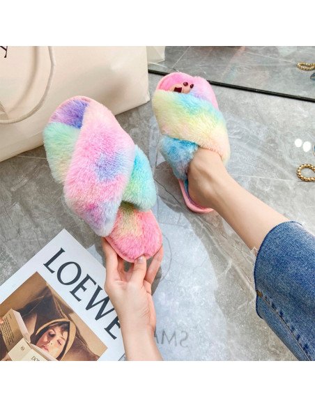 Pantuflas para dama de venta al mayoreo en LHESH