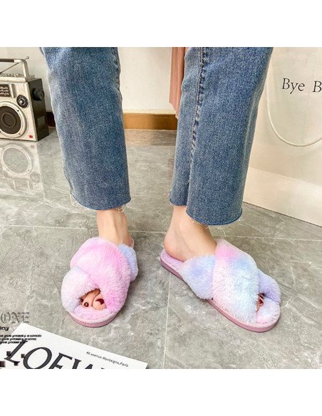 Pantuflas para dama de venta al mayoreo en LHESH