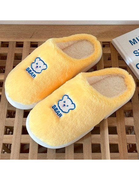 Pantufla dama al mayoreo ofrece LHESH - ID 41567 amarillo, blanco y rosa