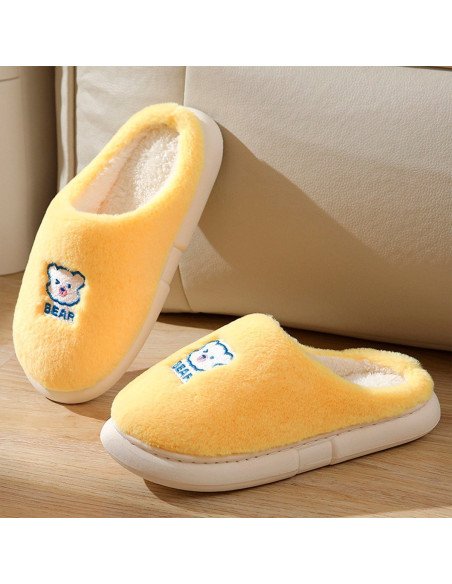Pantufla dama al mayoreo ofrece LHESH - ID 41567 amarillo, blanco y rosa
