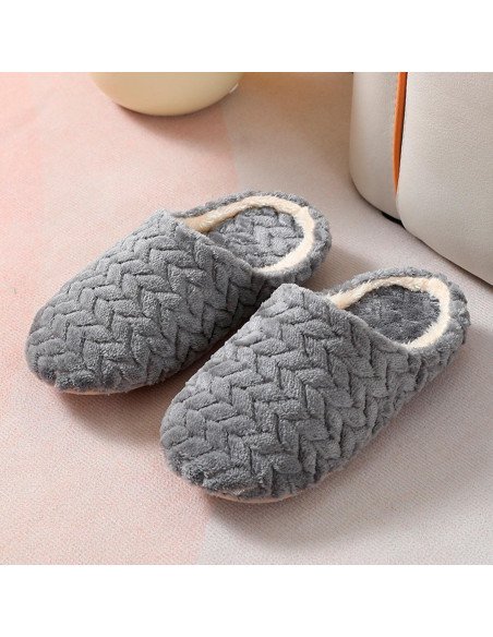 Pantufla dama al mayoreo ofrece LHESH - ID 40857 gris, café y marrón