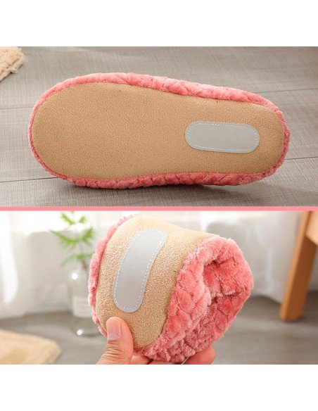 Pantufla dama al mayoreo ofrece LHESH - ID 40857 gris, café y marrón