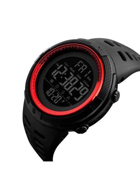 Reloj de pulsera sport al mayoreo ofrece LHESH – ID 41494 rojo, negro y azul