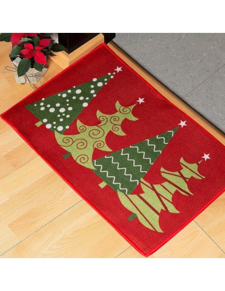 Tapete de Bienvenida Navideño importado al mayoreo en LHESH