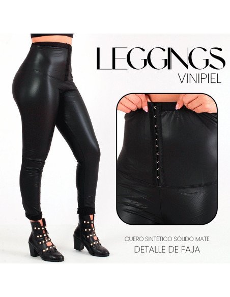 Leggings de vinil piel Importados al Mayoreo en LHESH
