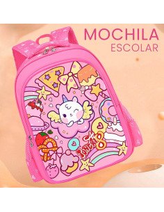 Mochila Escolar de gatito importada al mayoreo en LHESH 2