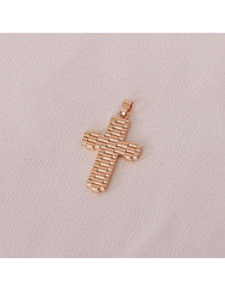 Dije colgante chapa laminado 18k d45 mod2 al mayoreo ofrece LHESH – ID 43855