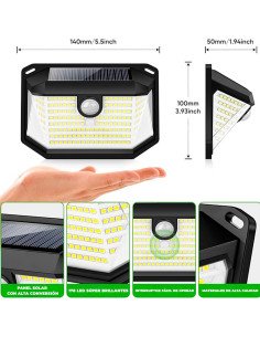 Lámpara Solar Automática importada al mayoreo en LHESH 2