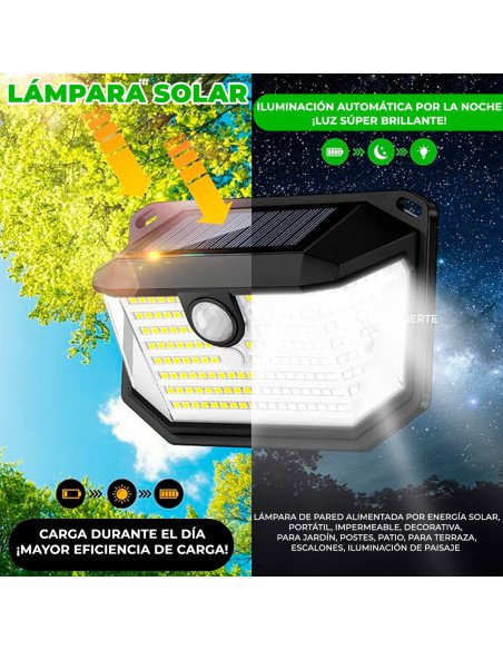 Lámpara Solar Automática importada al mayoreo en LHESH