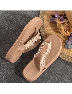 Sandalias de plástico para dama importadas al mayoreo en LHESH 2
