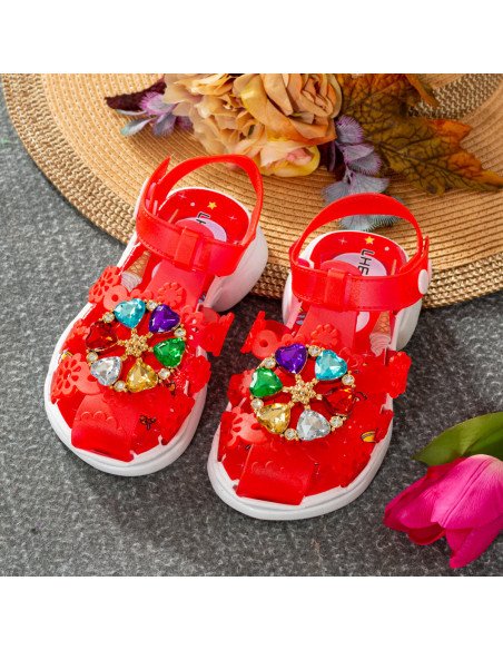 Sandalias al Mayoreo Disponibles en LHESH – Compra Exclusiva - ID 43455 rojo