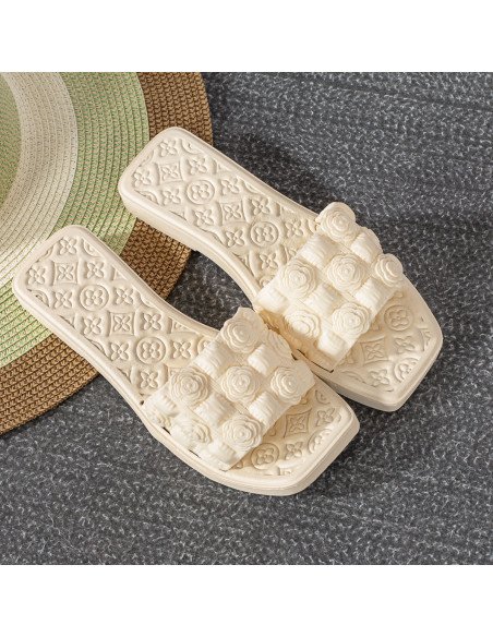 Mayoreo sandalias versátiles en LHESH - Ideal para revendedores - ID 43468 beige