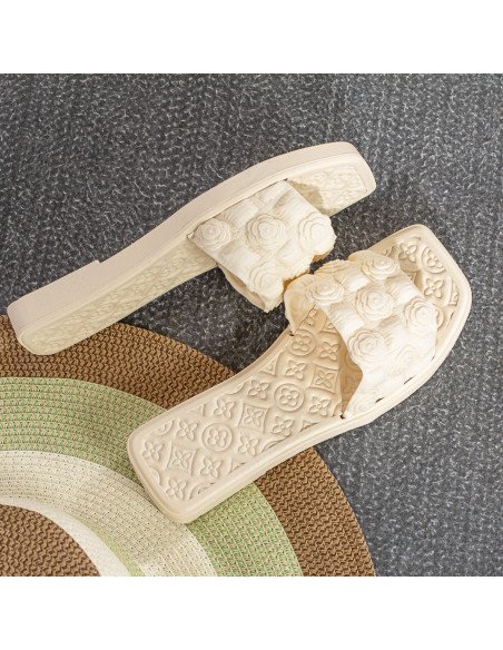 Mayoreo sandalias versátiles en LHESH - Ideal para revendedores - ID 43468 beige