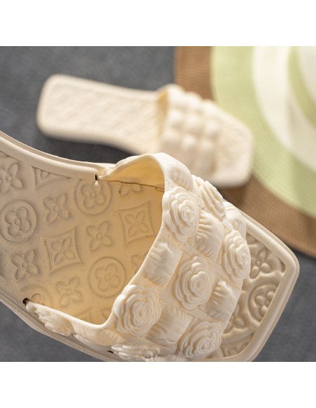 Mayoreo sandalias versátiles en LHESH - Ideal para revendedores - ID 43468 beige