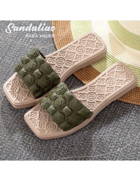 Oferta Mayoreo Sandalias LHESH, Calidad Superior - ID 43472 verde