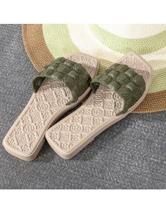 Oferta Mayoreo Sandalias LHESH, Calidad Superior - ID 43472 verde 2