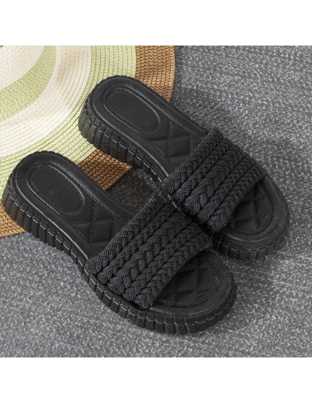 Sandalia para dama - 22/25, ID 44232 negro