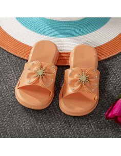 mayoreo de sandalia para niña  en LHESH - ID 43481 naranja