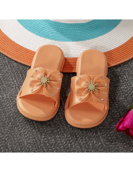 mayoreo de sandalia para niña  en LHESH - ID 43481 naranja