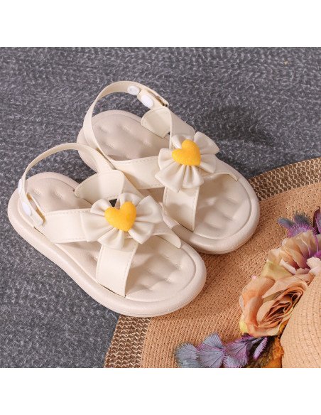 Mayoreo sandalias elegantes para niña en LHESH - ID 43503 beige
