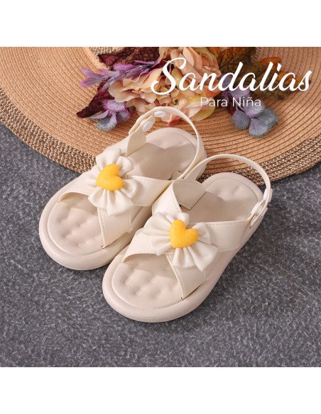 Mayoreo sandalias elegantes para niña en LHESH - ID 43503 beige