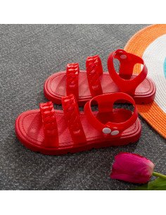Sandalia para niña al mayoreo en LHESH - ID 43497 rojos 2
