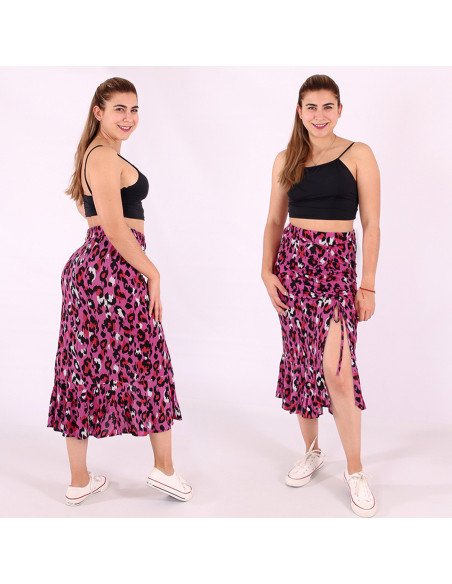Falda estamapda para dama 10 piezas unitalla SK30 Moda lider ID 44984