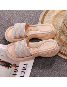 Sandalias de plataforma para dama al mayoreo en LHESH