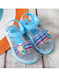 Sandalia para niña al mayoreo en LHESH 2