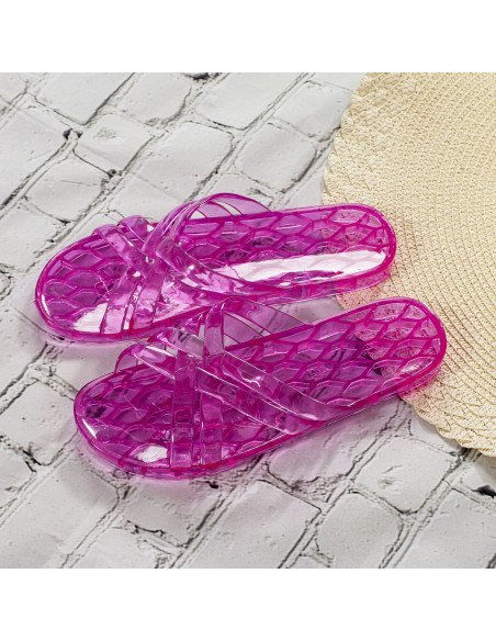 Sandalia transparentes para mujer mayoreo LHESH
