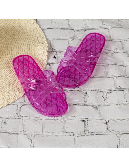 Sandalia transparentes para mujer mayoreo LHESH