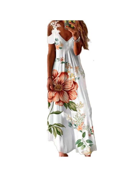 Mayoreo de ropa importada, moda plus vestido para dama - ID 43574